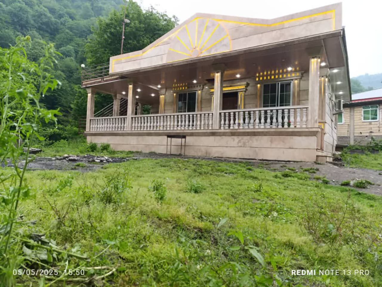 ویلا باغ روستایی در ماسال دو خواب کنار رودخانه